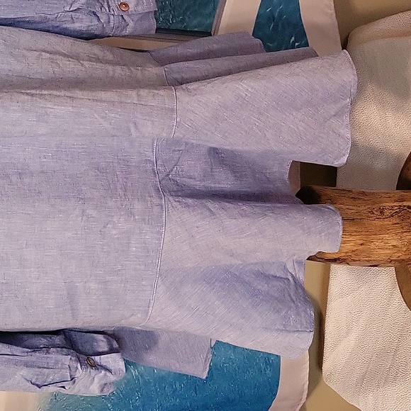 Tuckernuck Chambray Callahan Shirt Dress Brushed Blue Small - Picture 7 of 8